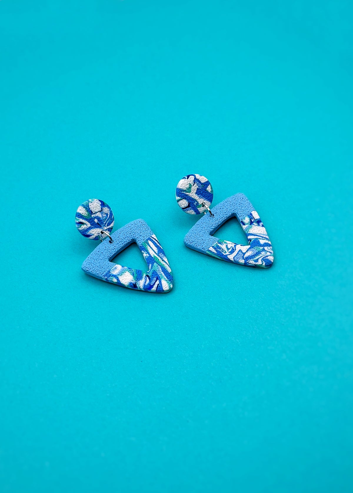 Ocean Blue Triangle