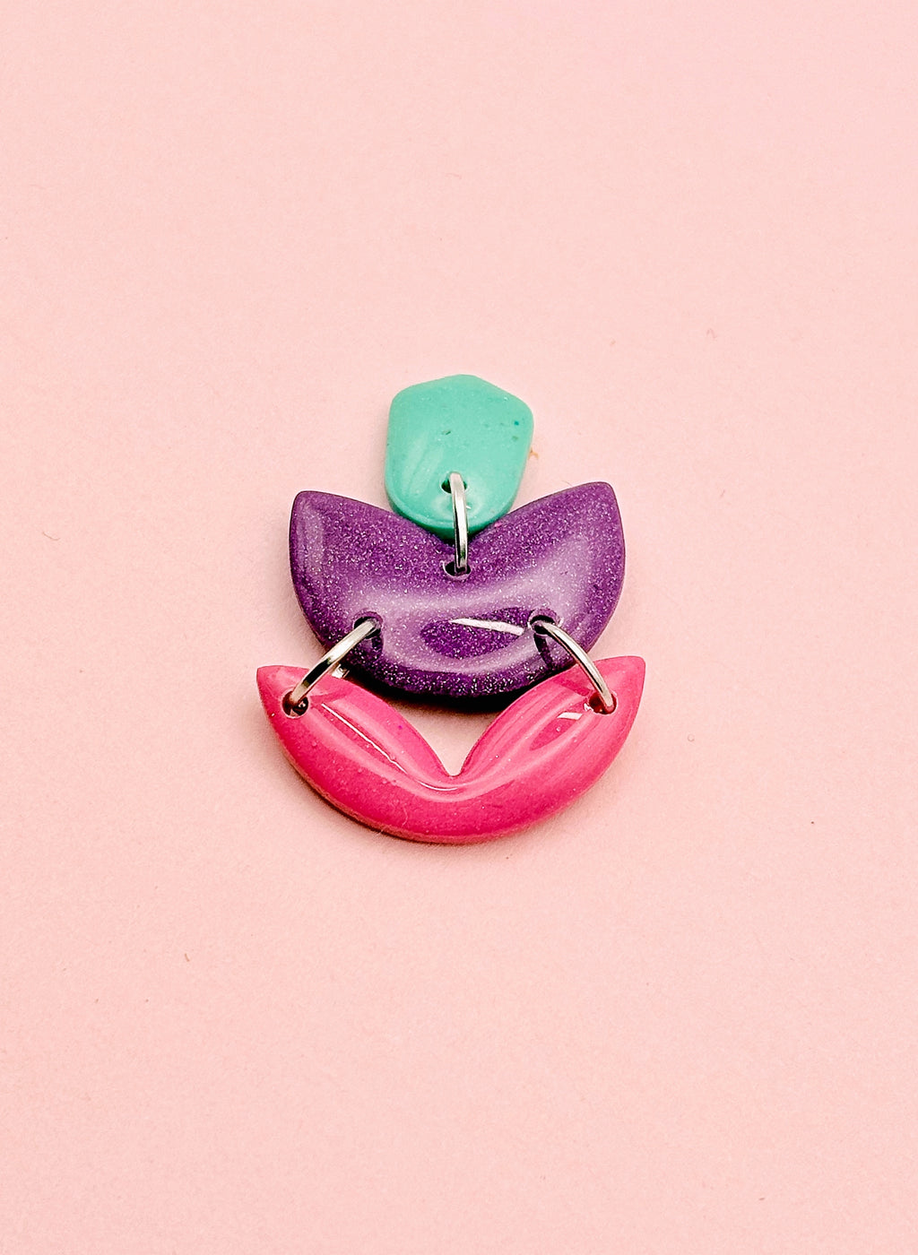 Orla rose turquoise et mauve