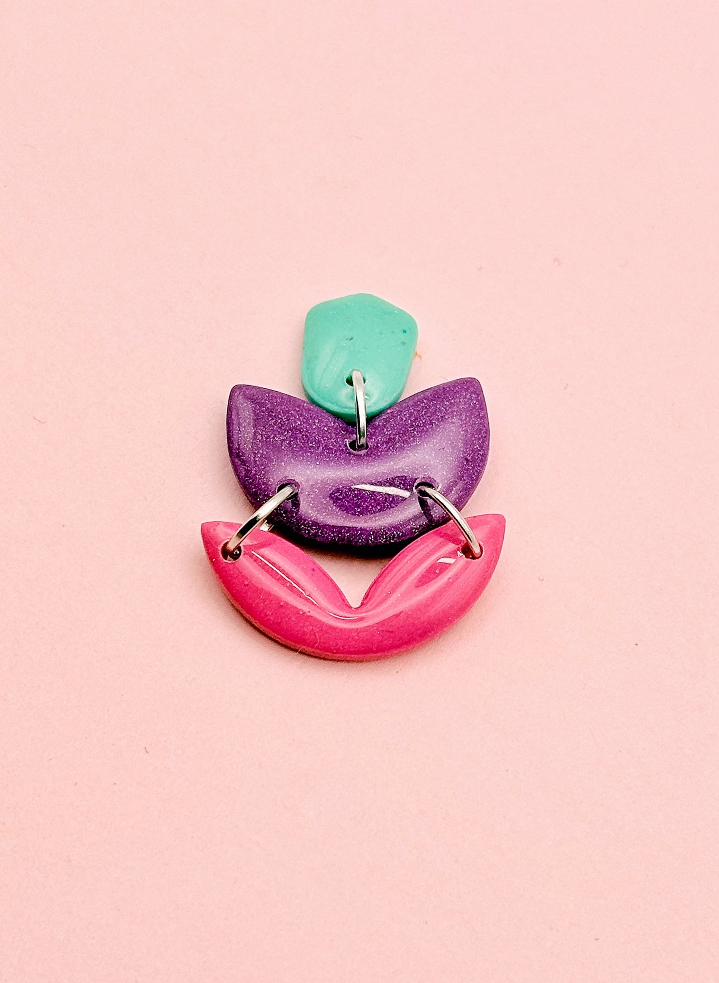 Orla rose turquoise et mauve