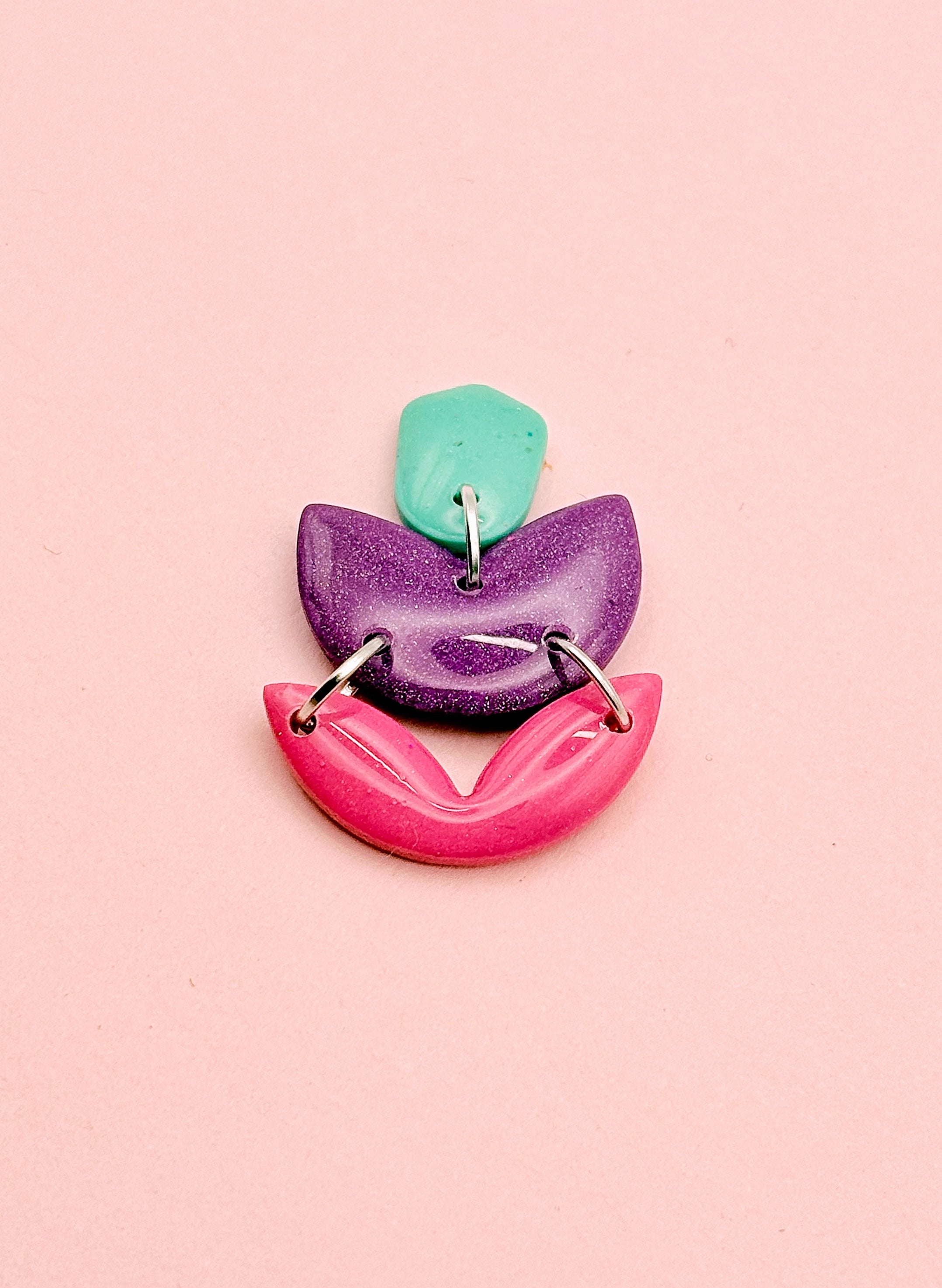 Orla rose turquoise et mauve
