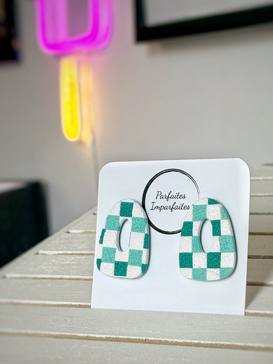 Boucles Stud Vichy