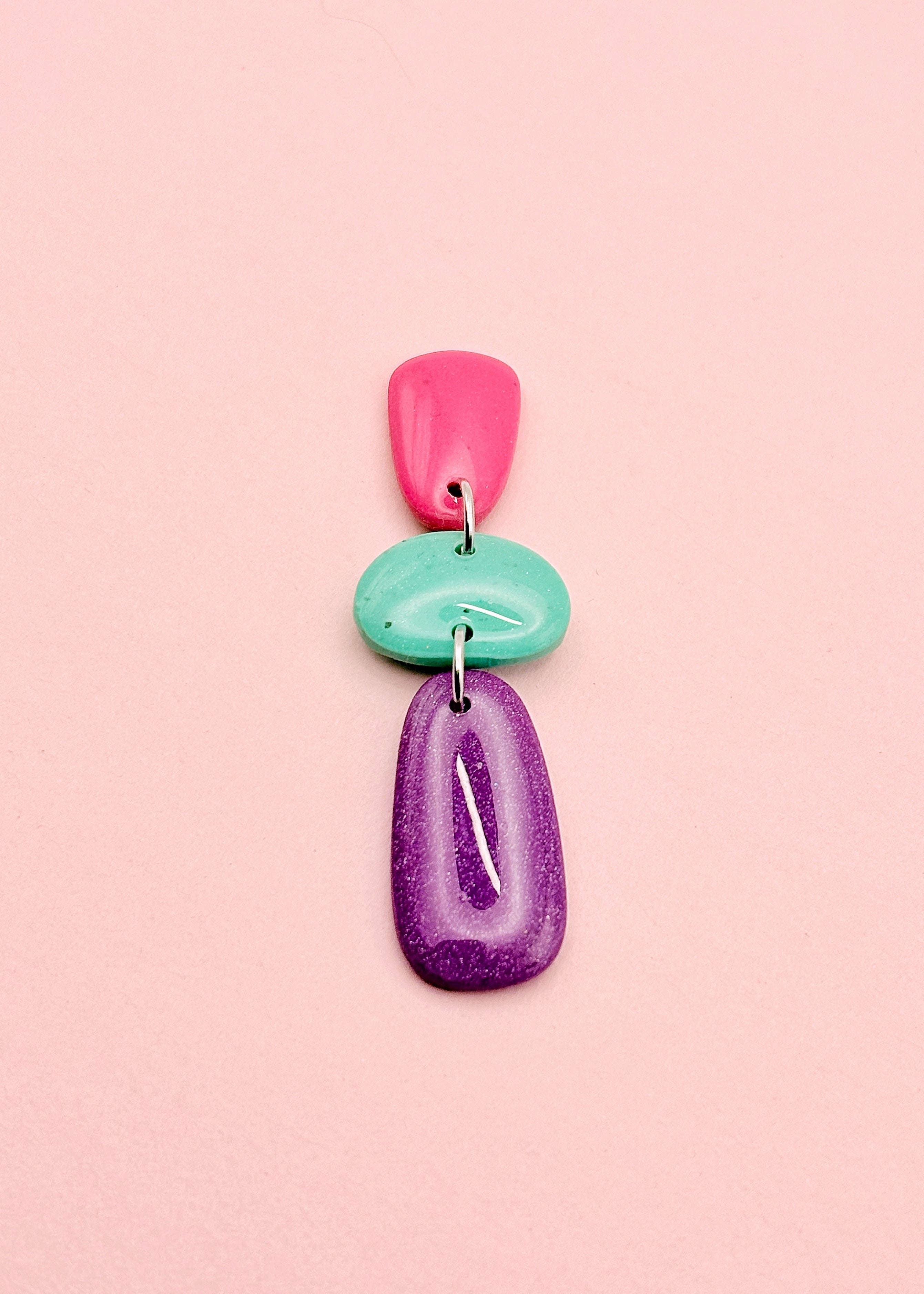 Orla rose turquoise et mauve
