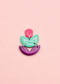 Orla rose turquoise et mauve