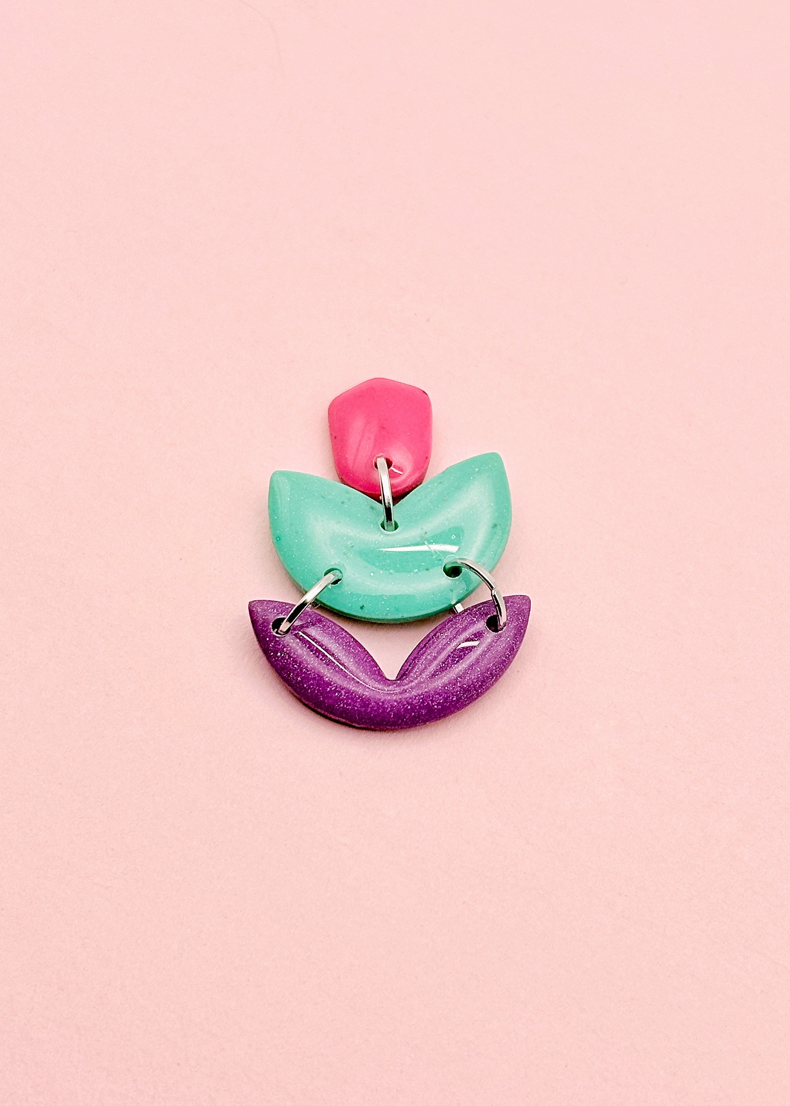 Orla rose turquoise et mauve