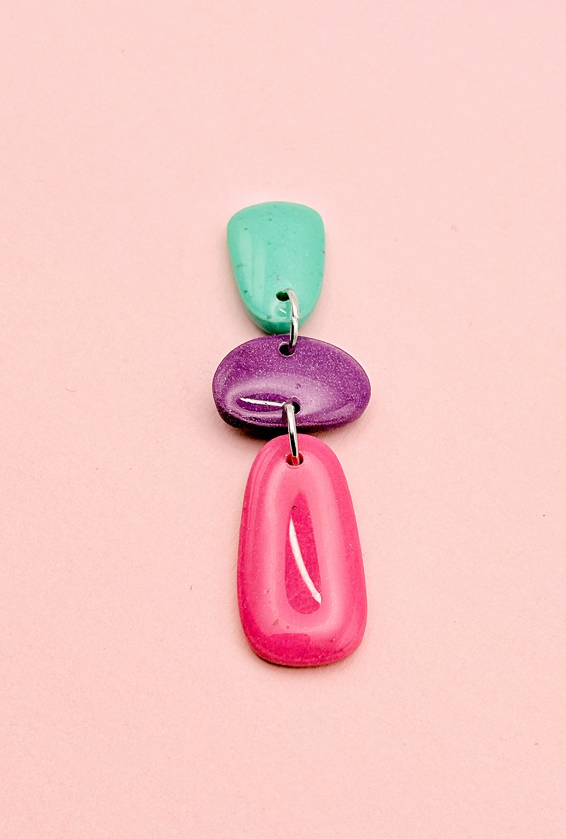 Orla rose turquoise et mauve