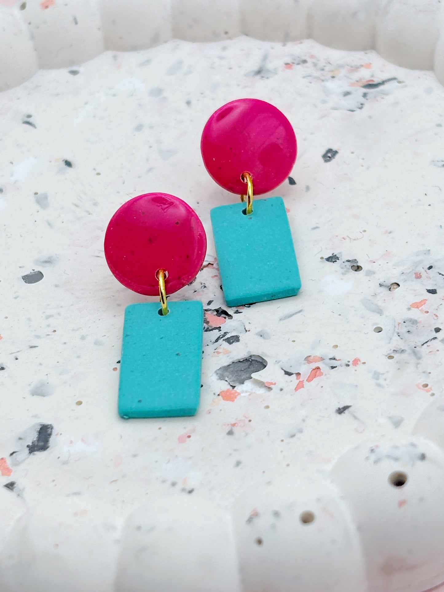 Pendante Magenta et Cyan