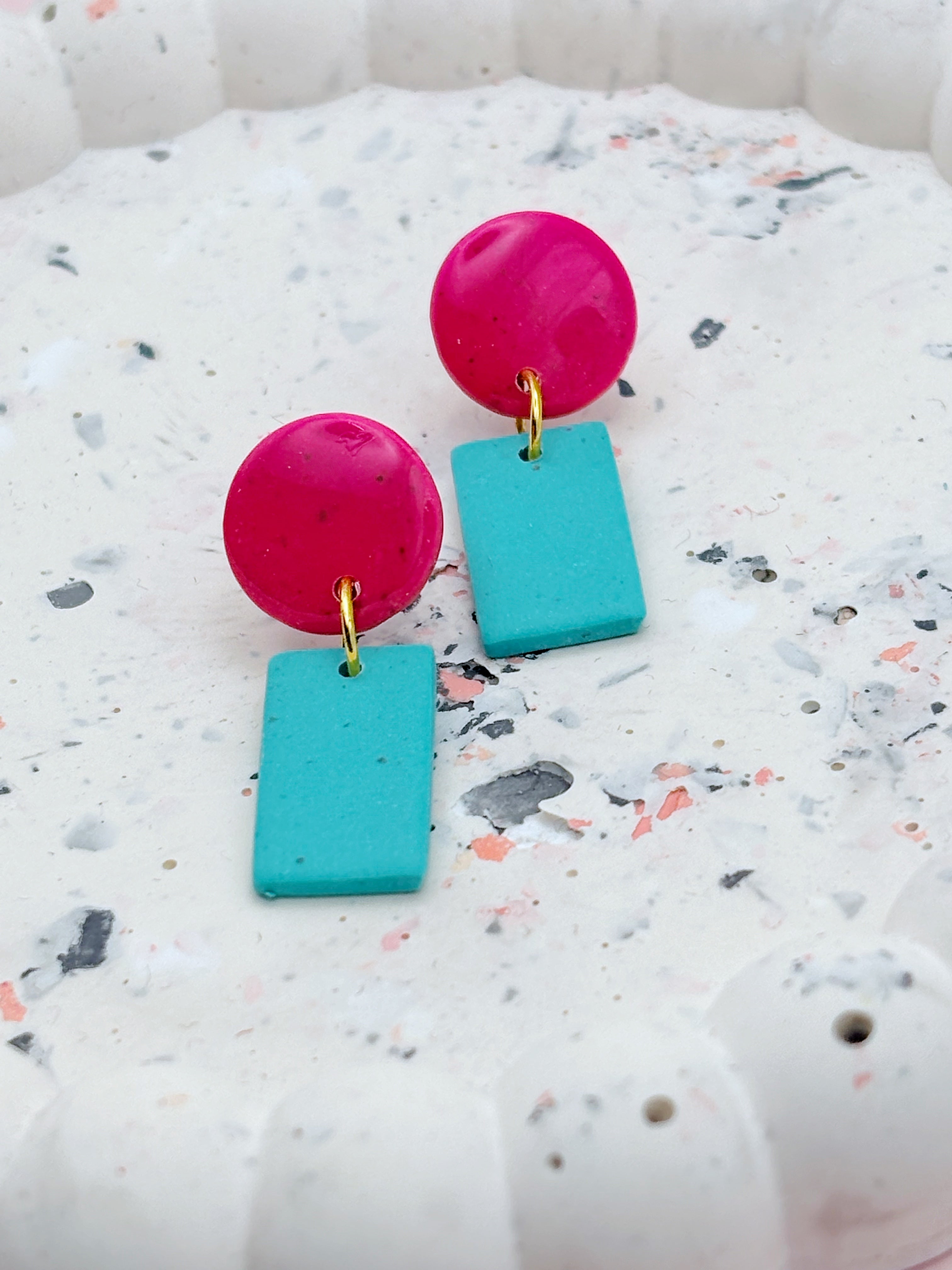 Pendante Magenta et Cyan