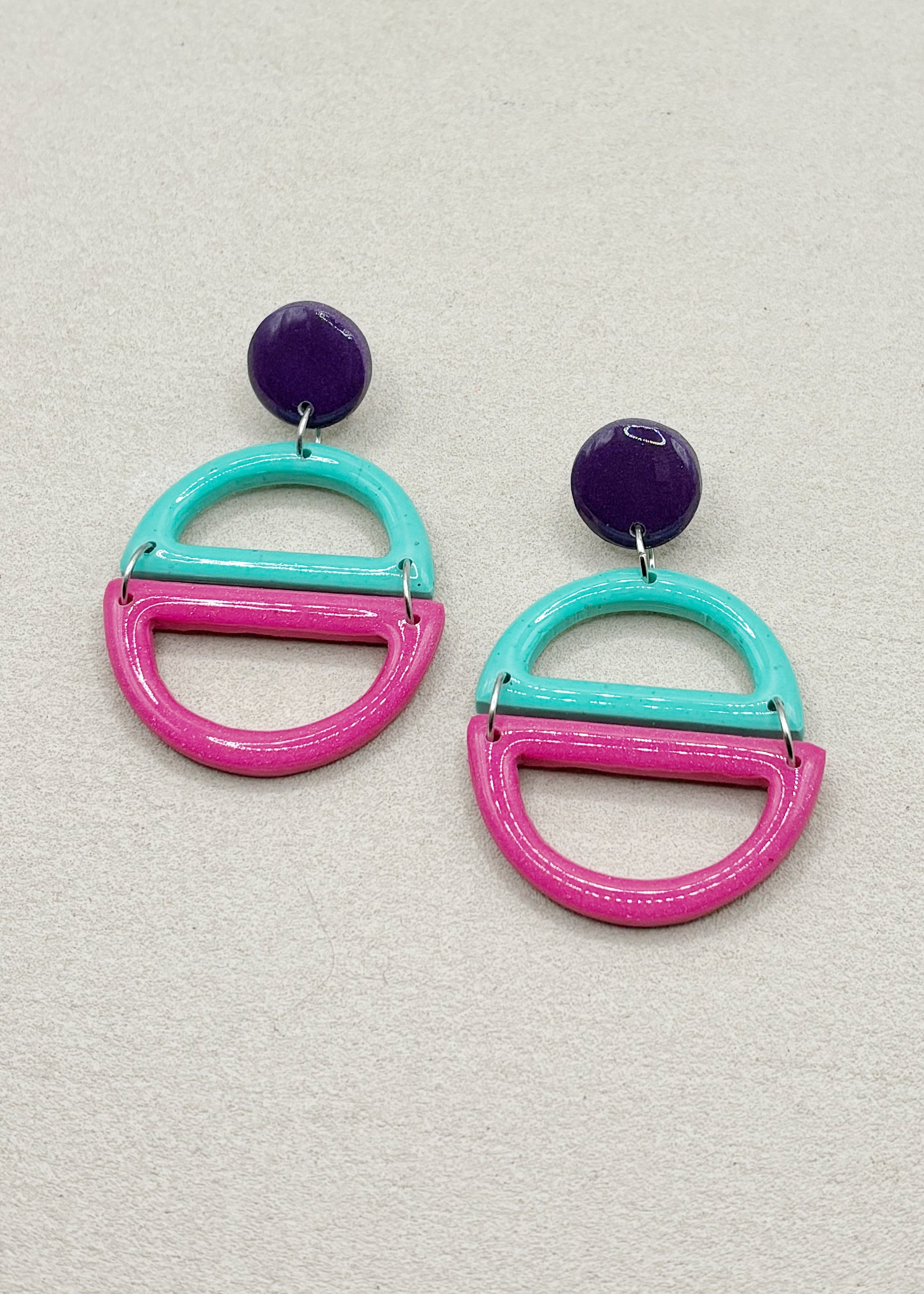 Color Block Demi Cercles