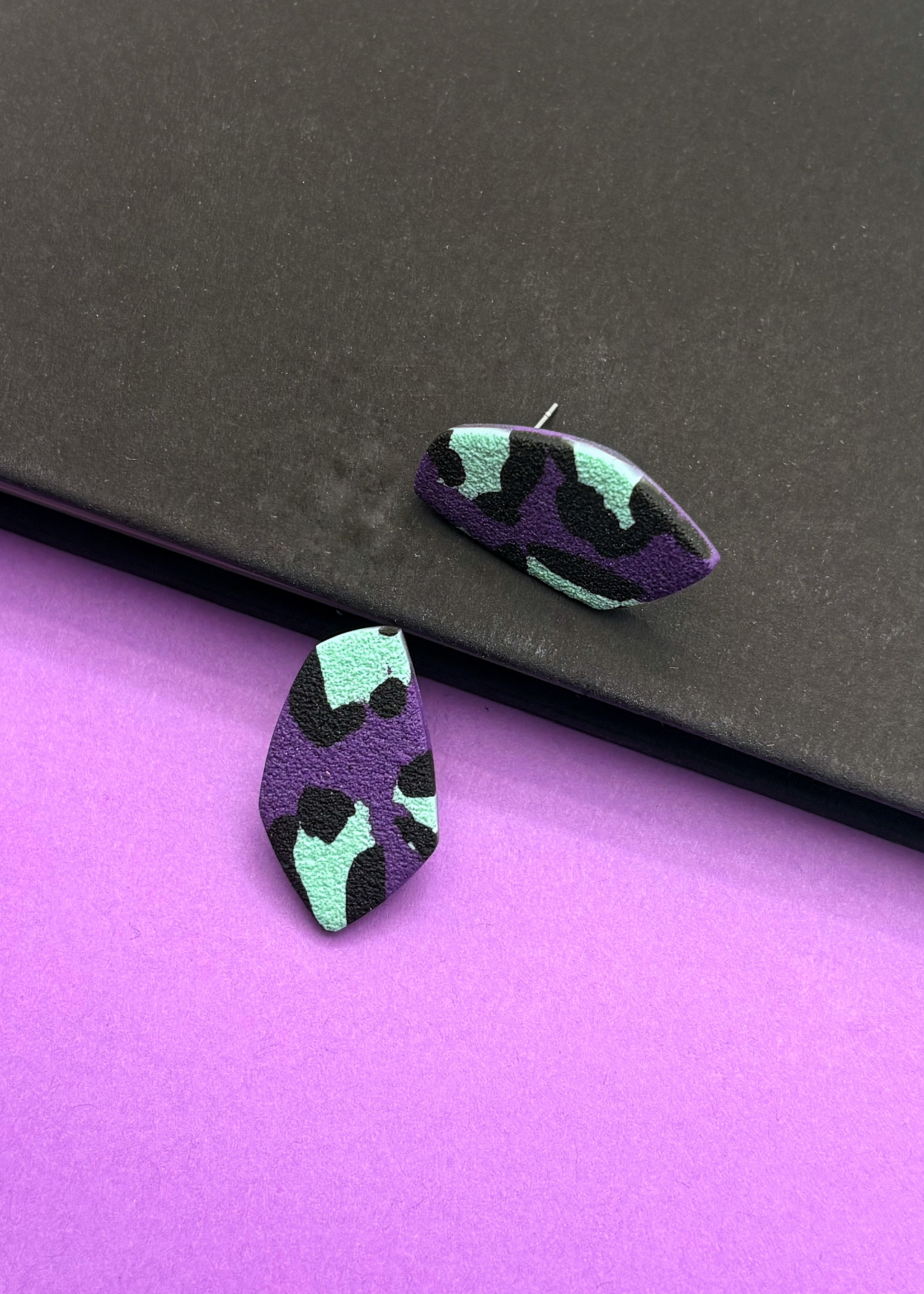 Stud Leopard Mauve