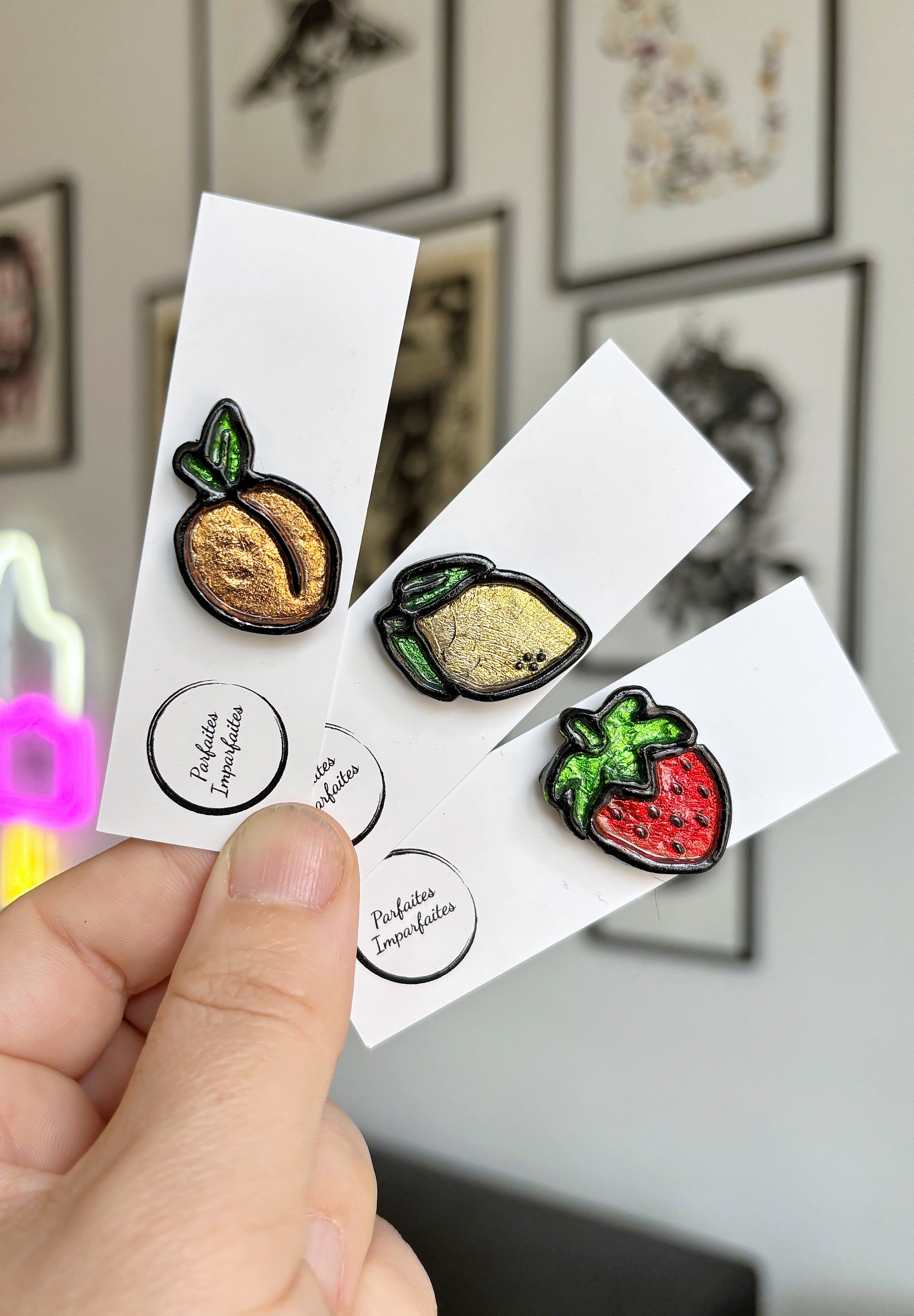 Broche ou Aimant Fruits