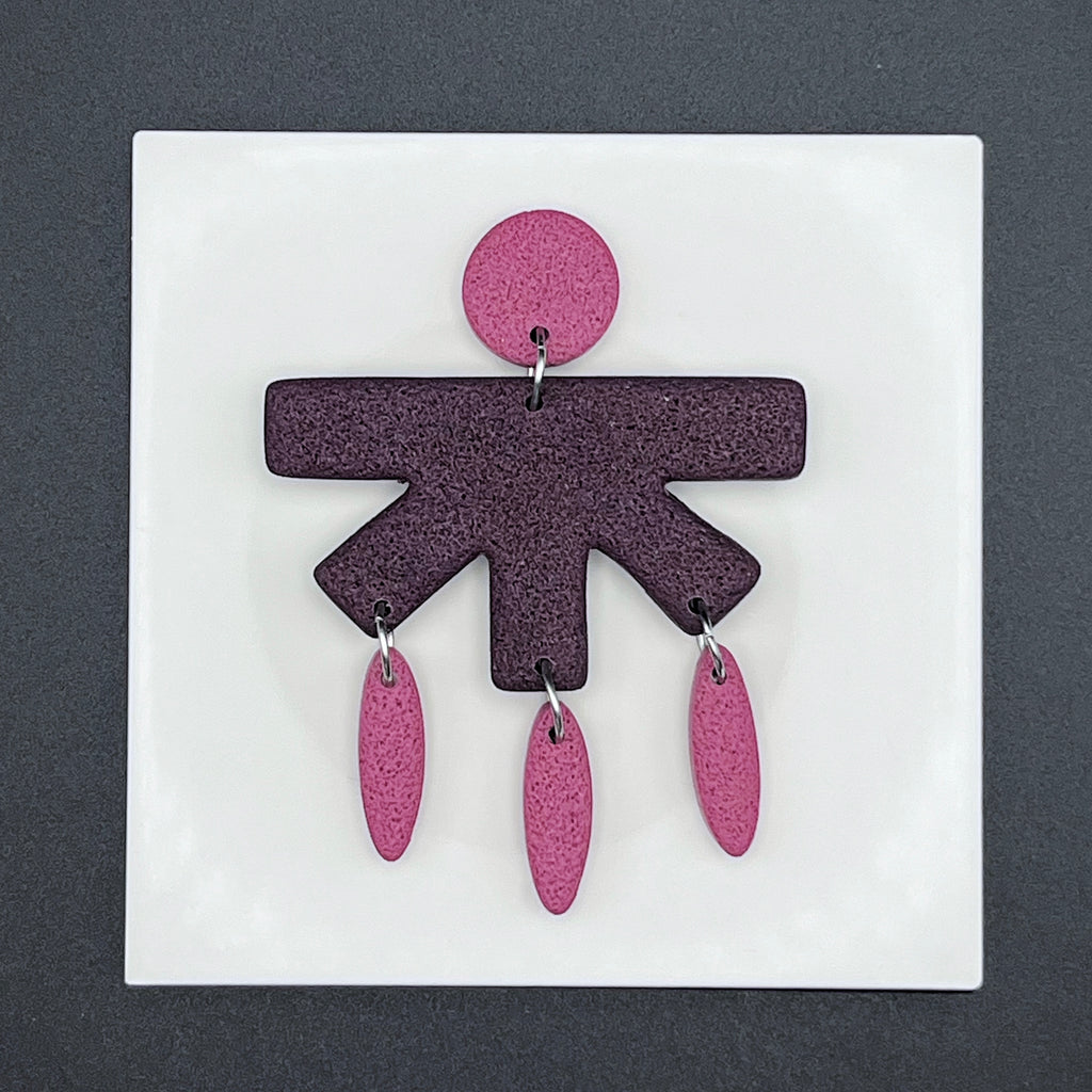 Automne Rose et Aubergine